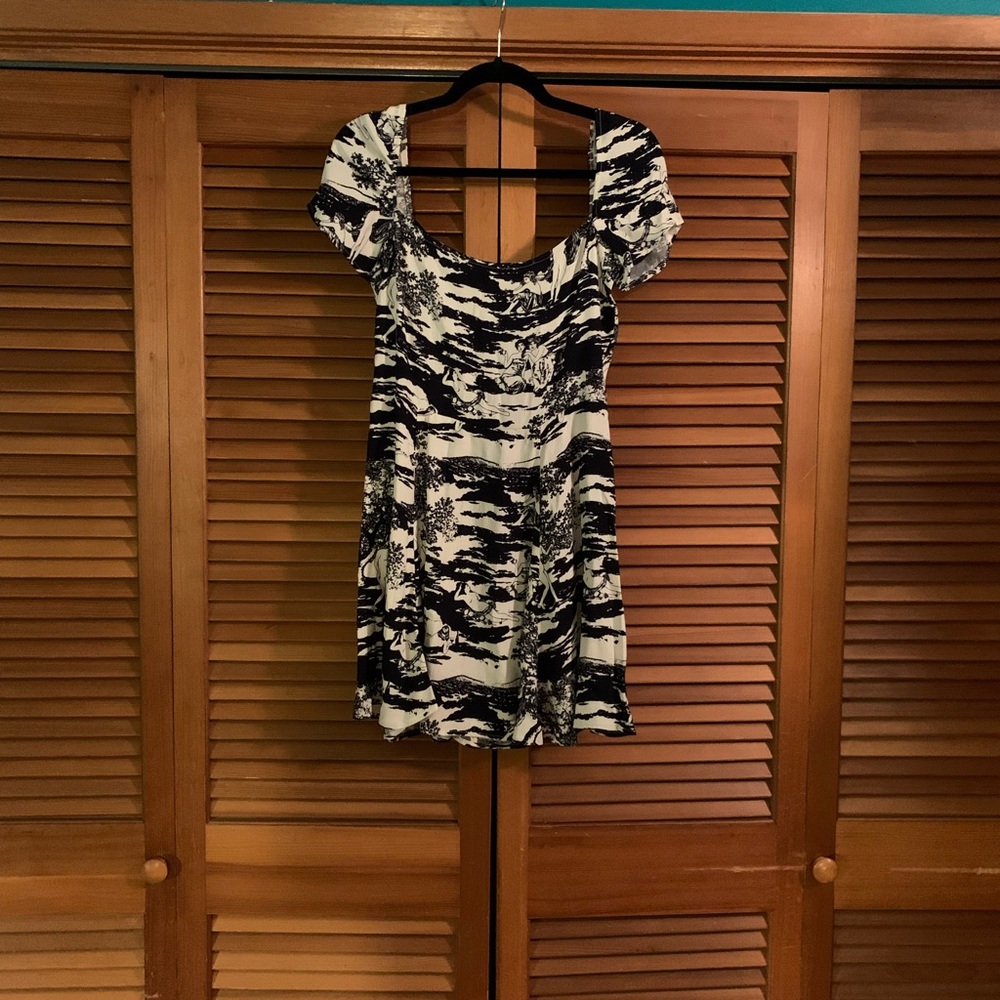 Reformation Hummingbird Dress - Rare Naked Lunch Toile Print!